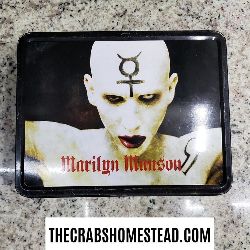 Marilyn Manson Metal Lunch Box